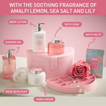 Winter In Venice simple Pink Fairy Dust Jewellery Case